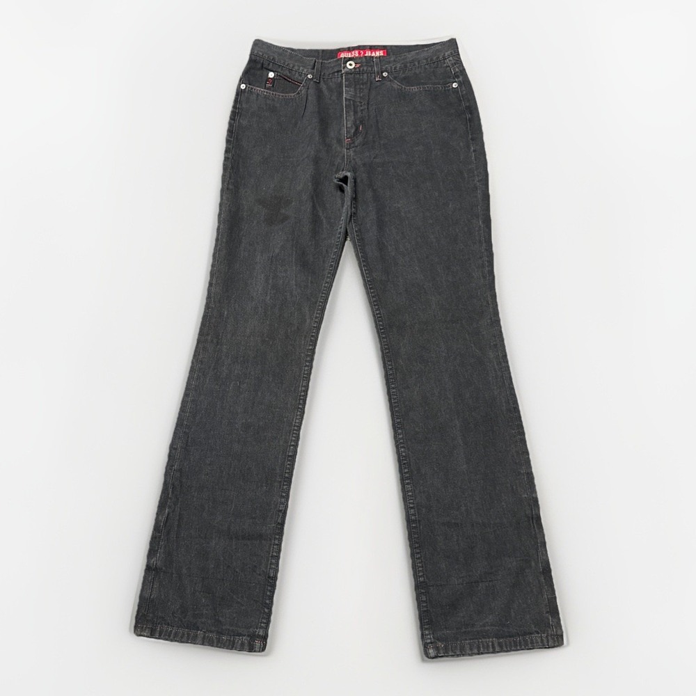 Vintage 90s Guess ? Jeans Black USA Made Size 34x33 Relaxed Y2K Grunge‎